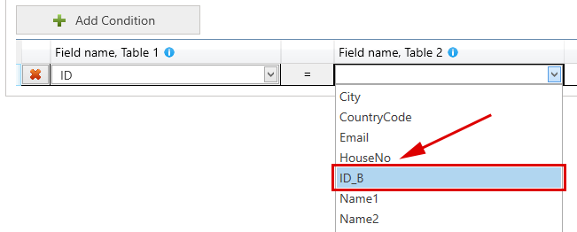 Determine Differences, Create Condition