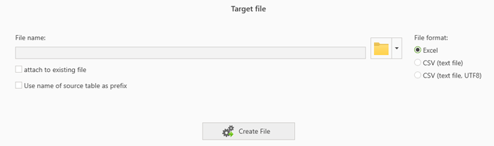 Determine Differences, Export Result