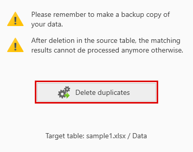  Delete from the source table