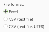 Result file, file format